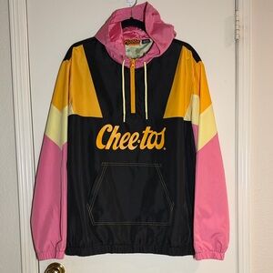 Cheetos Windbreaker Hoodie Jacket Size Medium Basketball Unisex